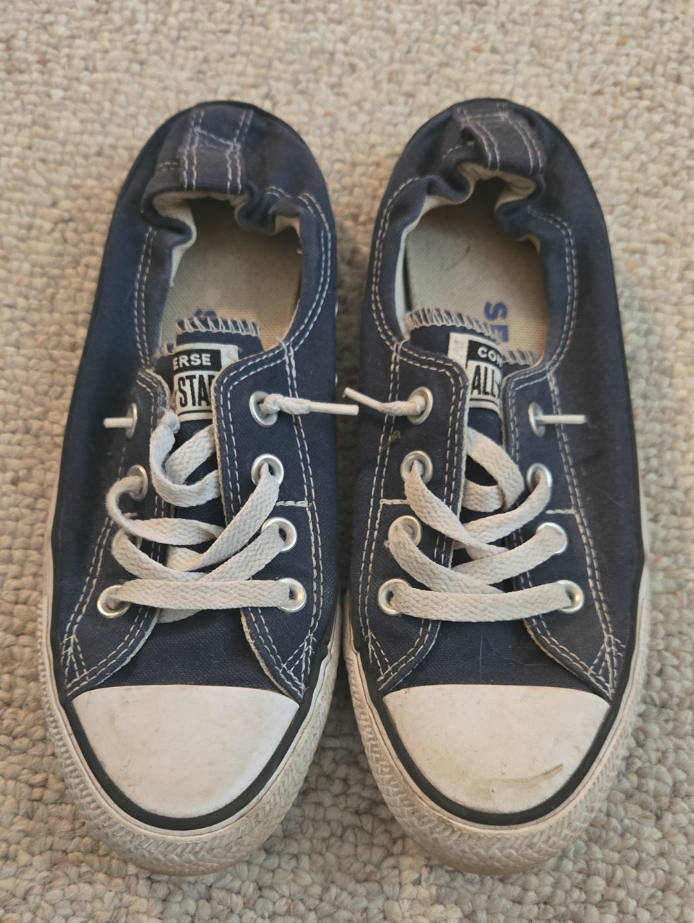 Converse Chuck Taylor All Star Shoreline Slip Sneakers in Blue & White